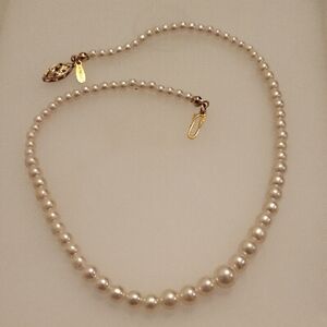 Napier Classic White Pearl Necklace